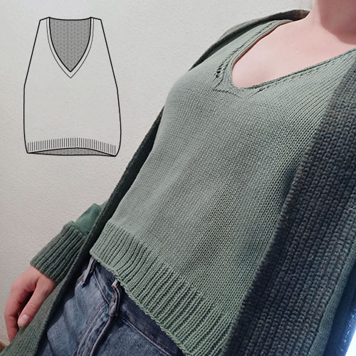 Vest knitting pattern